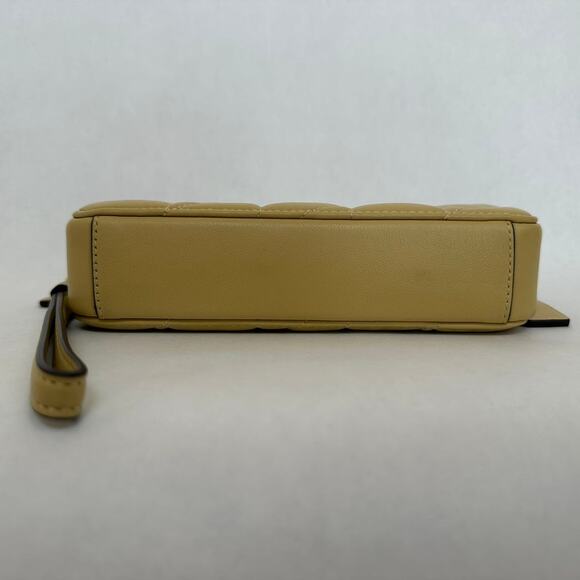 COACH CM531 GREY BLUE QUILTED PILLOW LEATHER KIRA C/B - Picture 6 of 9